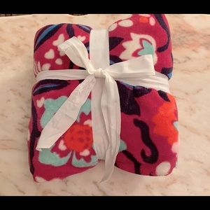 Vera Bradley Berry Bloom Throw Blanket